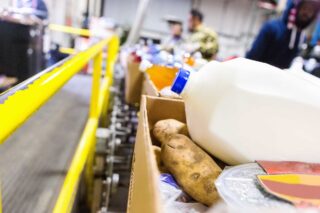 photo - Box of Food at Foodbank