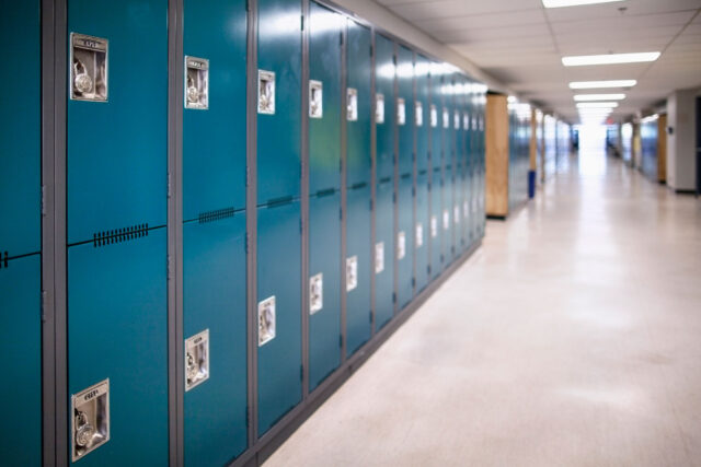 photo - Row of School Lockers