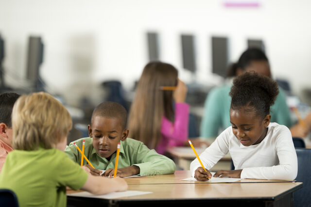 photo - elementary school students