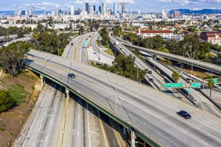 photo - Empty Los Angeles Freeways During Coronavirus Pandemic