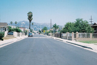 photo - Emplty Residential Street in Los Angeles