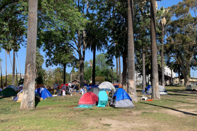 photo - Homeless Encampment in Downtown Los Angeles