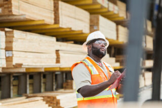 photo - Lumberyard Worker