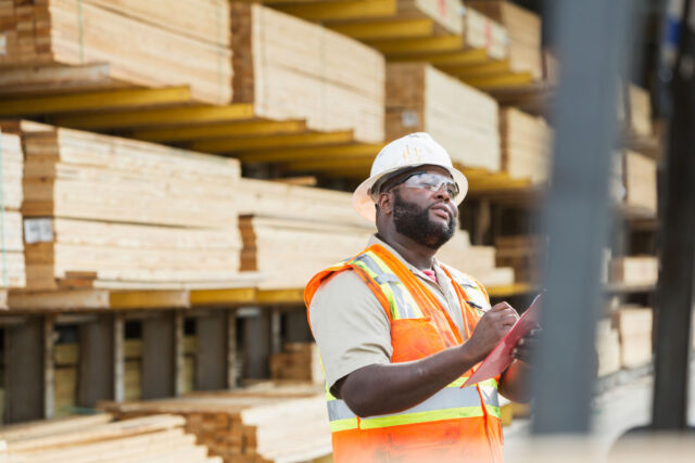 photo - Lumberyard Worker