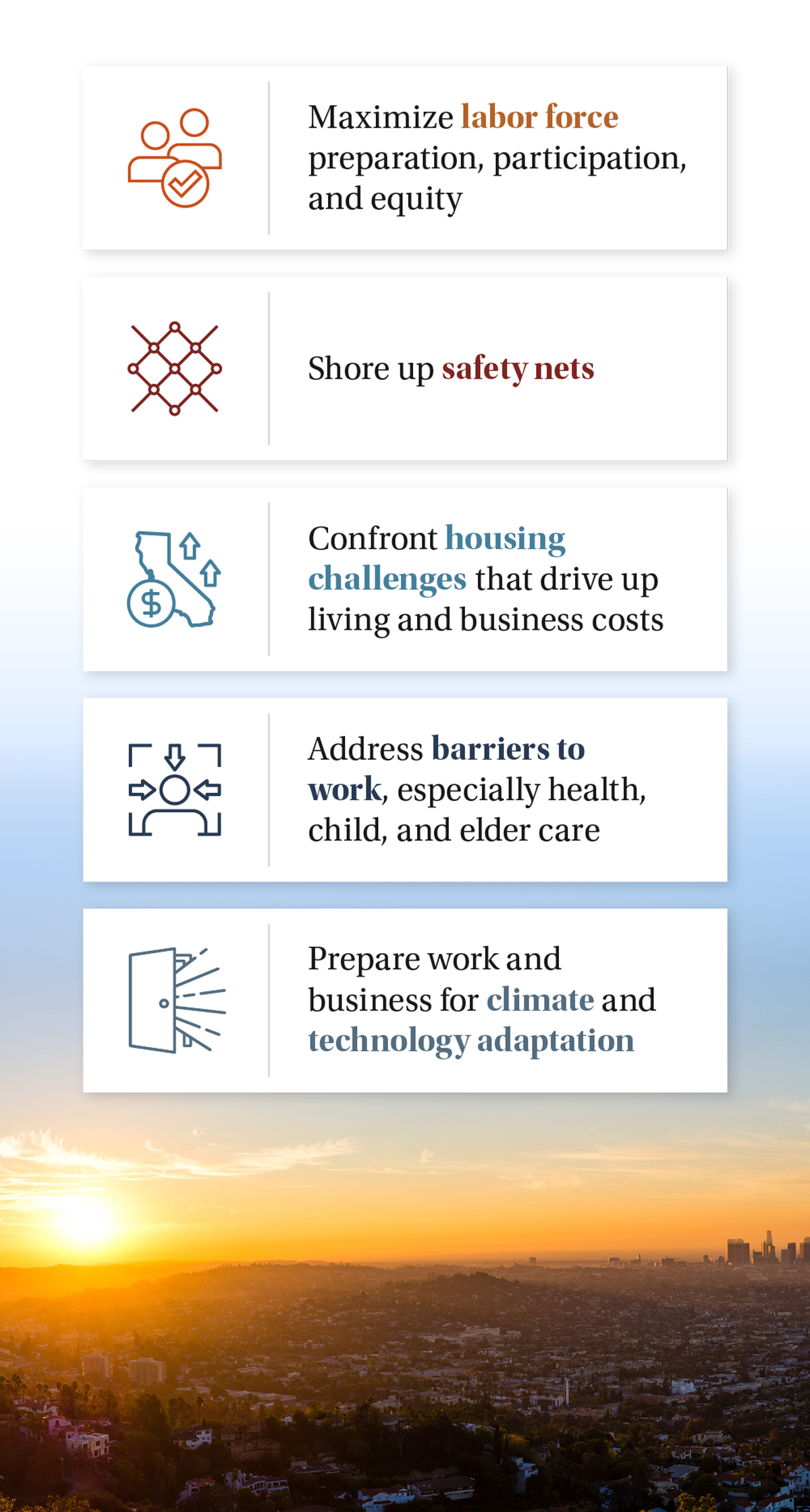 infographic - Preparing California for an uncertain future