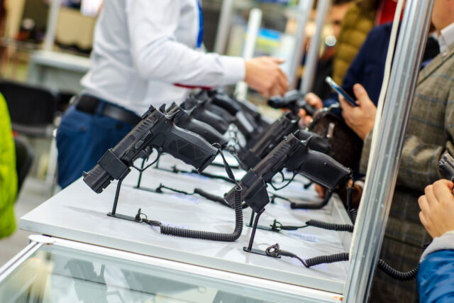 photo - Pistols for Sale in Gun Store