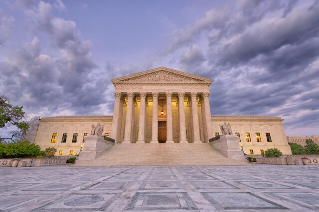 photo - United States Supreme Court Building in Washington DC